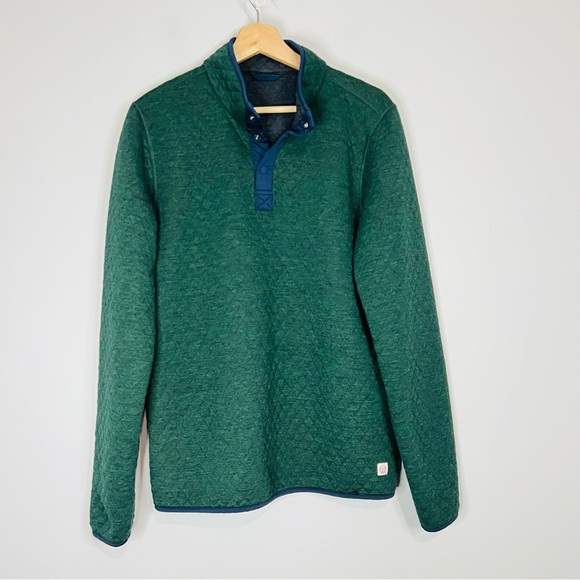 Marine Layer Blue Cut & Sew Reversible Corbet Pullover Small - Picture 2 of 5